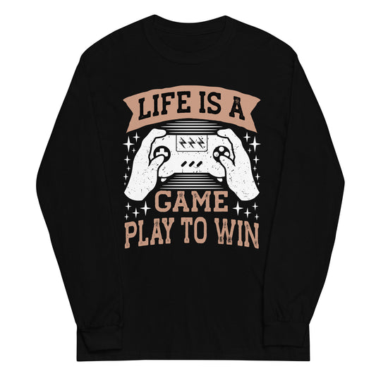 Play To Win Men’s Long Sleeve Shirt