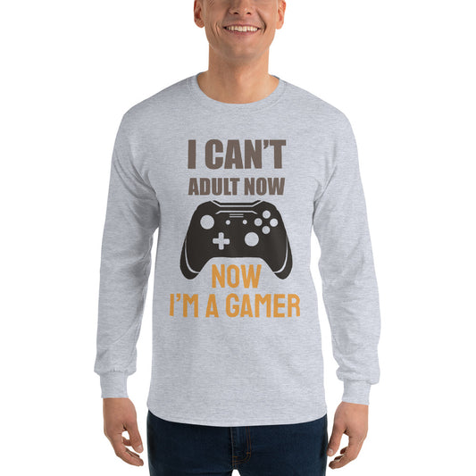 I Can't Adult Men’s Long Sleeve Shirt