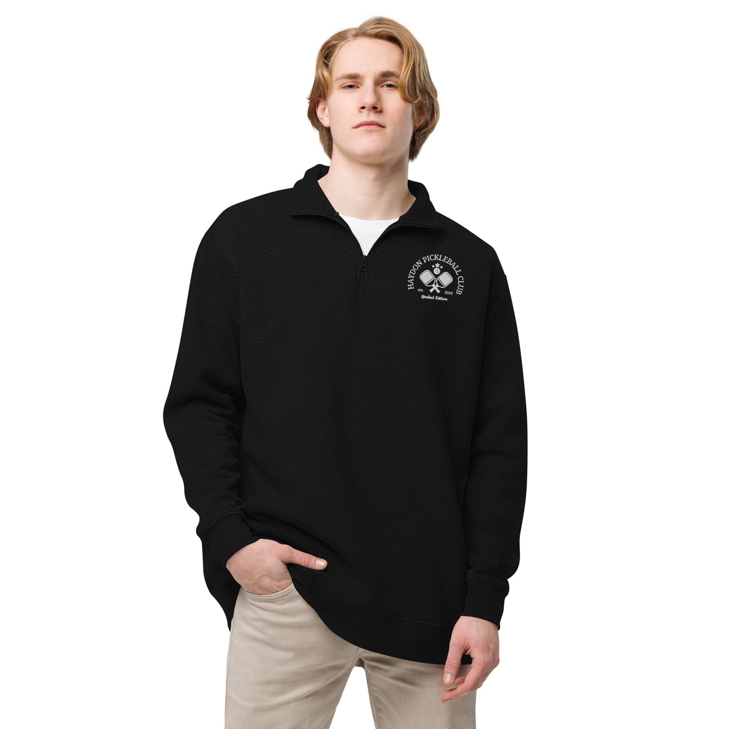 Custom fleece pullover