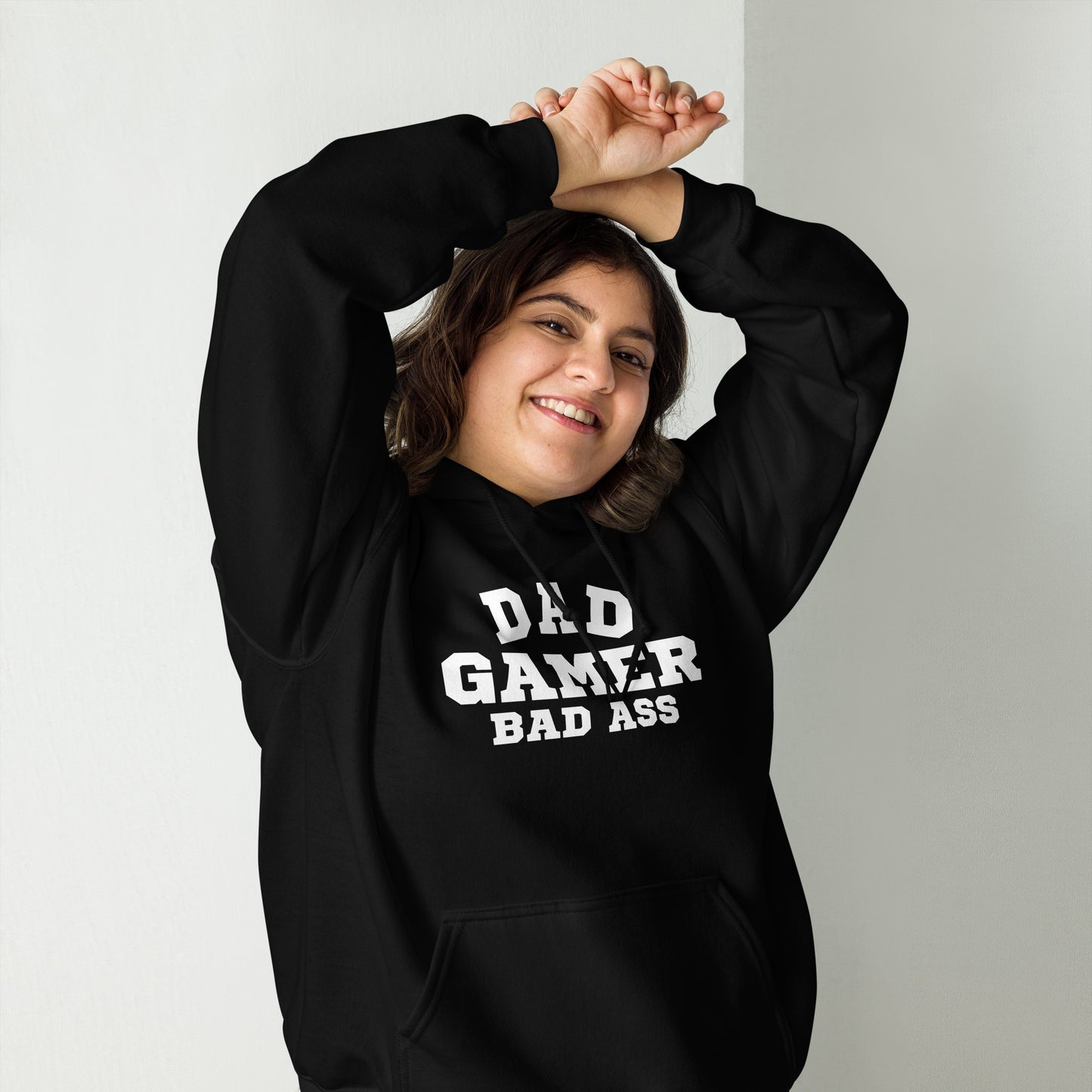 Dad Gamer Badass Unisex Hoodie