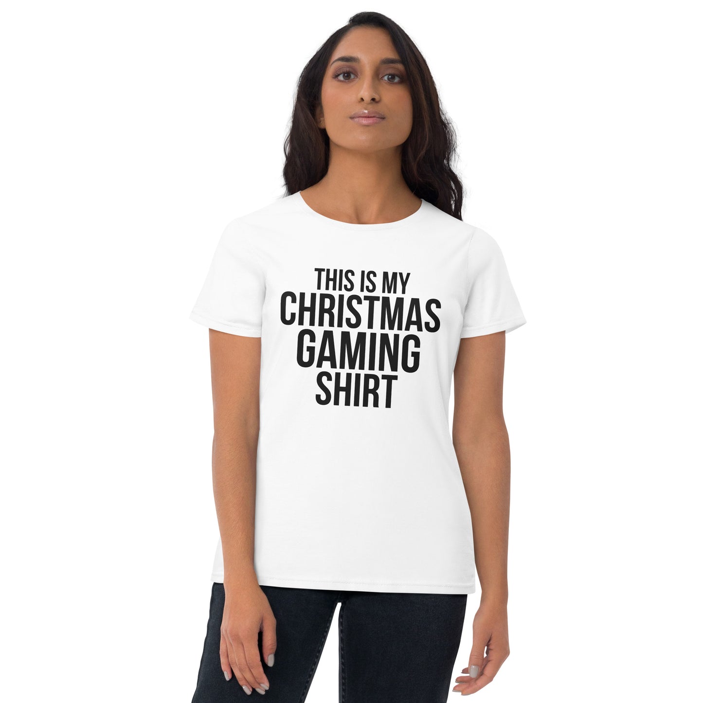 Christmas Gaming Women's Fashion Fit T-Shirt